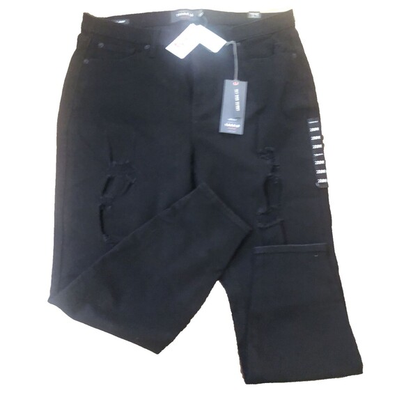 NEW Torrid Women’s SKY HIGH LYCRA SKINNY JEAN PREMIUM STRETCH BLACK sz 20R NWT - Picture 2 of 8